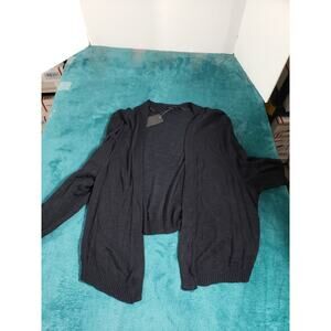 Torrid Sweater Size 3 X Womens Black Basic Comfort Open Shrug Ladies NWT